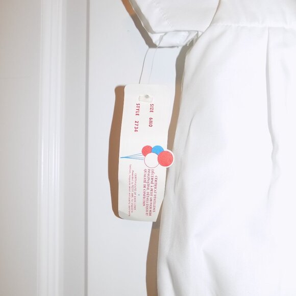 NWT PETIT AMI 6M White 2pc Train Romper Boys Bubble Collar Shirt Embroidered - Picture 4 of 11